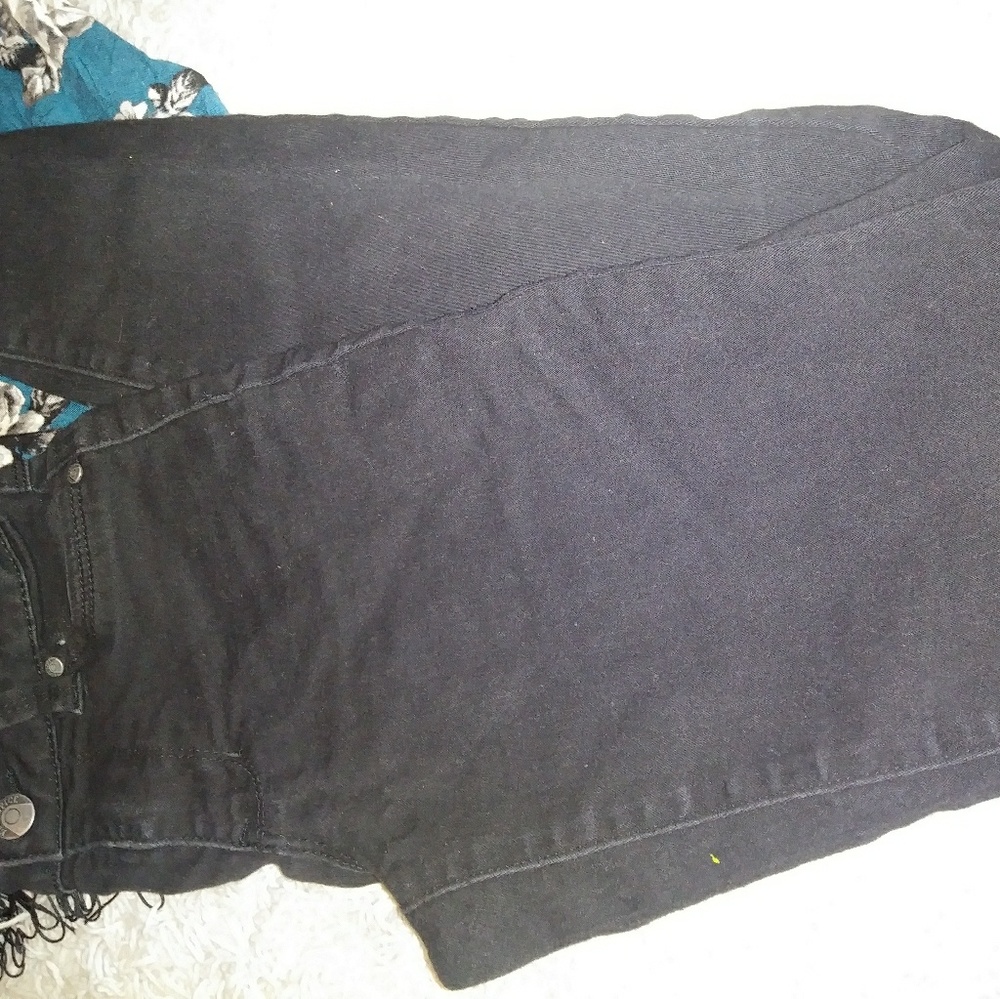 Solid Black Jeans